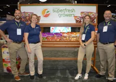 Conner O'Malley, Cat Gipe-Stewart, Brena Mengarelli and Jay Short with Superfresh Growers.